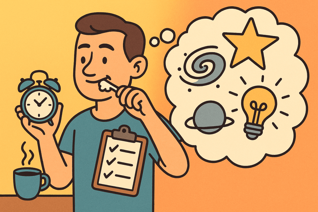 Routines channel attention more effectively by reducing the cognitive load of navigating daily tasks. Cognitive science shows that attention is a limited resource, and structured routines help focus it on new or significant content rather than chaos or unpredictability. For children, predictable patterns provide security, supporting cognitive development and emotional regulation by fostering neural pathways for self-control and executive function. For adults, routines minimize decision fatigue, enhance productivity, and offer stability during stress, creating a framework for sustained focus and resilience. By embedding structure, routines free mental resources for learning, creativity, and emotional well-being across the lifespan.