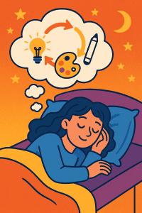 The Role of Sleep in Creativity Loops