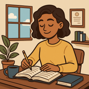 build quiet confidence through self-study