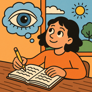 the practice of writing just to see