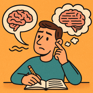 think differently when speak vs write