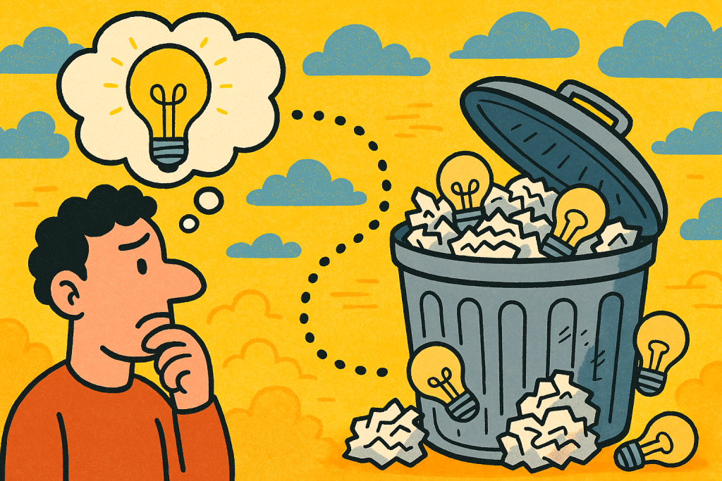 where do old ideas go when you forget them