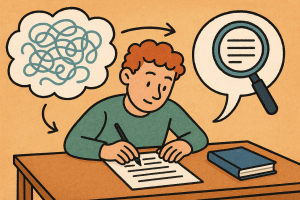 writing can clarify without explaining