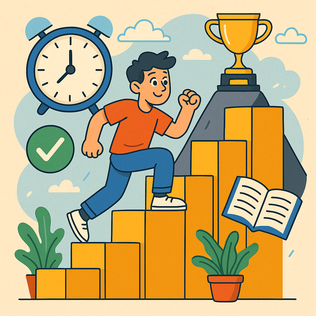 Building consistent habits leads to more achievements