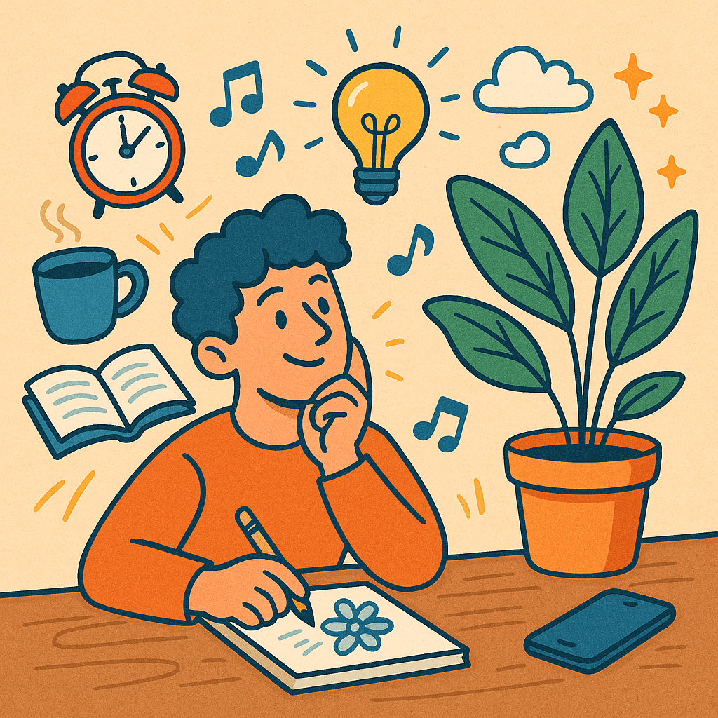 Daily habits that enhance creativity