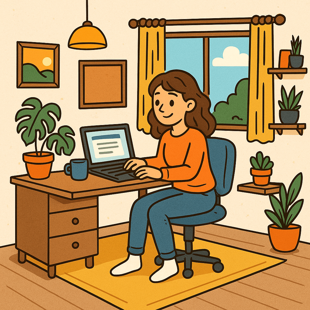 Energy-efficient home office design