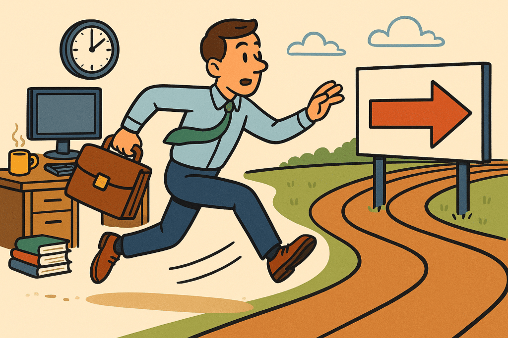 career change without losing momentum