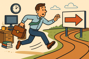 career change without losing momentum