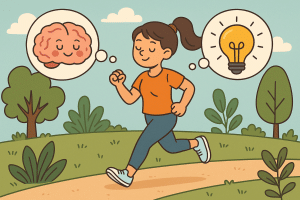 how physical activity improves mental health and focus