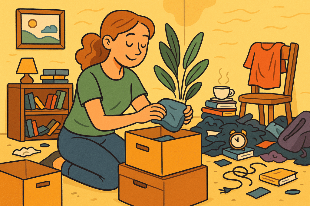 how to improve your mental health by reducing clutter