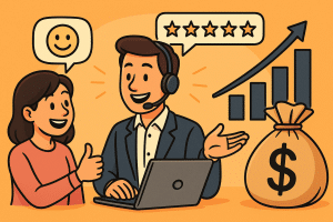 “increase revenue by improving customer service”