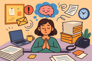 manage your mental health during a busy workday