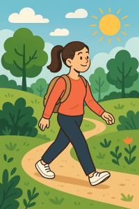 regular walks boost mental clarity