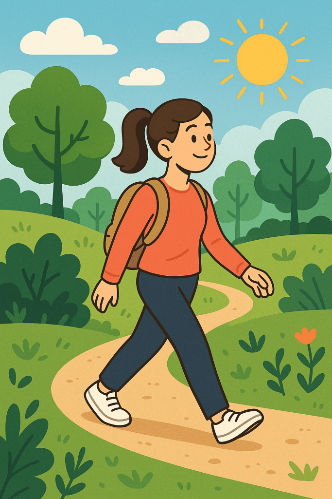 regular walks boost mental clarity