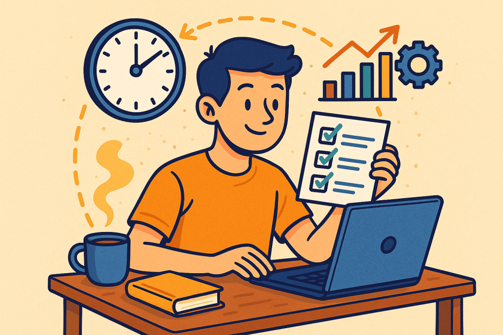 structured routine increases efficiency