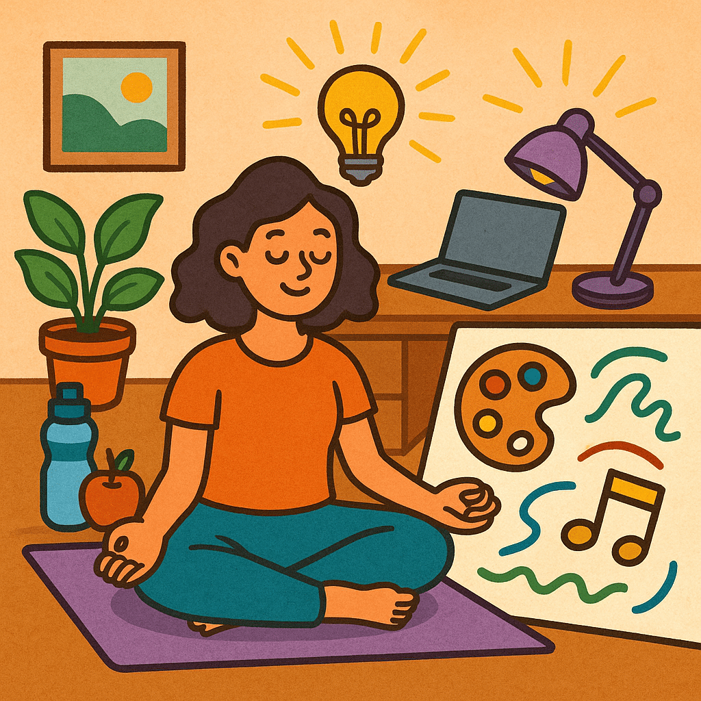 taking care of yourself fuels creativity