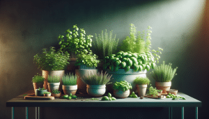 indoor herb garden fast growing